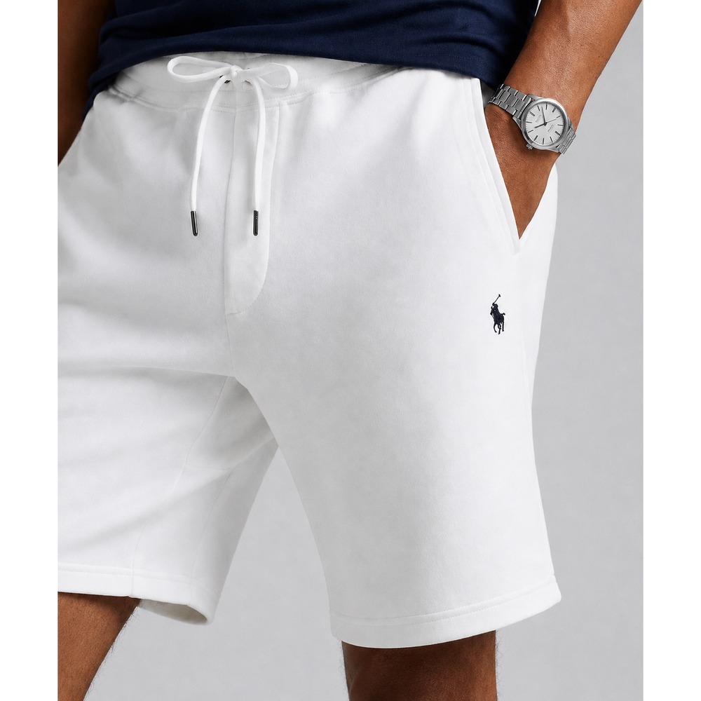 Polo Ralph Lauren Double-Knit Tech Fleece Shorts White Pony $110 XLT XL-Tall